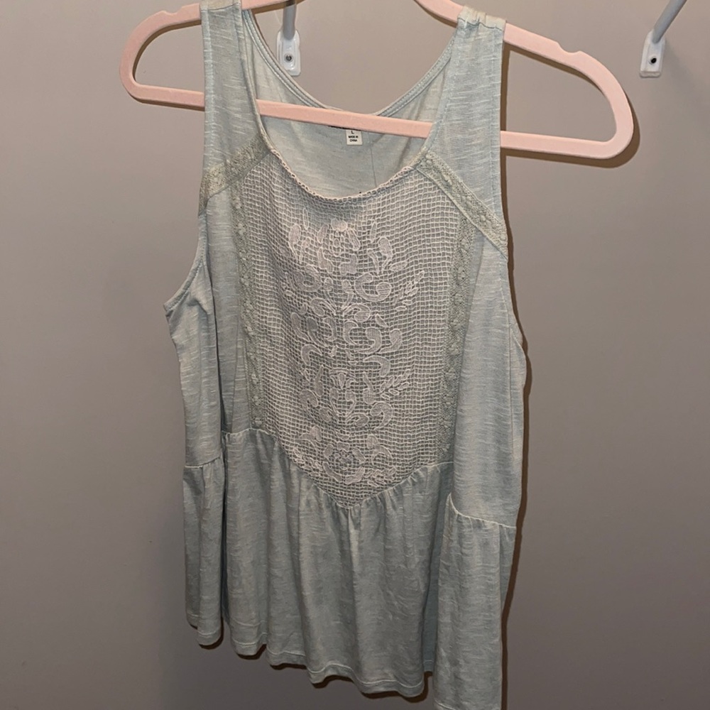 Light green tank from belk! Originally $36